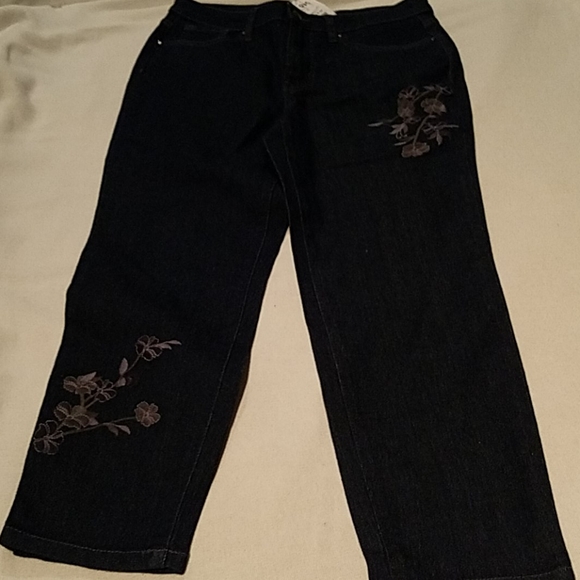 d & co. denim & company (8P) capri jeans - Picture 1 of 15